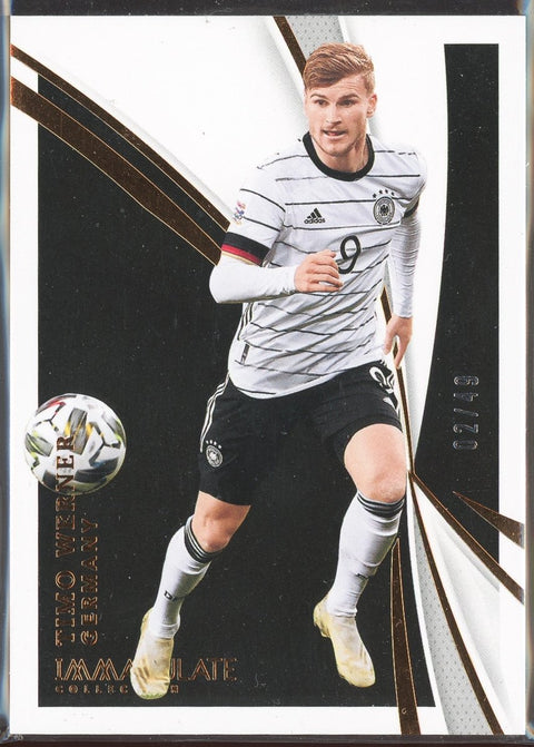 2021 Panini Soccer Immaculate Timo Werner /49 germany - underpaidcollectibles