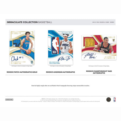 2022-23 Panini NBA Immaculate Collection Hobby Box - underpaidcollectibles