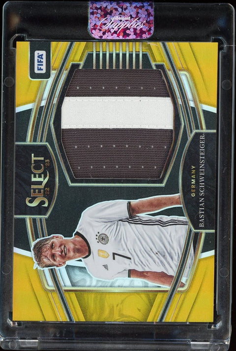 2022 Panini Soccer Select Bastian Schweinsteiger Game worn Patch Gold /10 - underpaidcollectibles