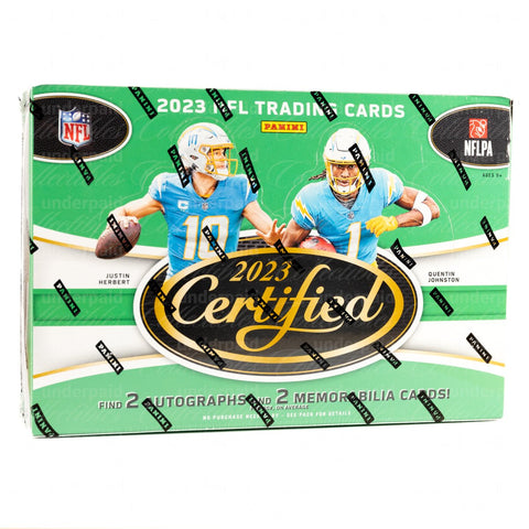 2023 Panini Certified Football Hobby Box - underpaidcollectibles