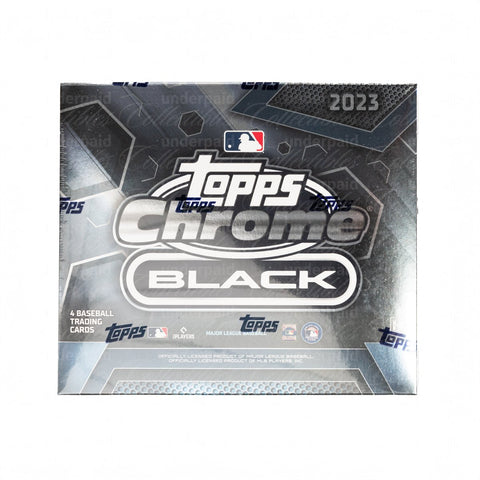 2023 Topps Chrome Black Baseball MLB Hobby Box - underpaidcollectibles