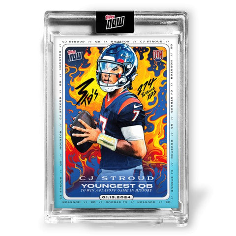 CJ Stroud - 2023 TOPPS NOW® Football Card CJ2 by Tyson Beck - underpaidcollectibles