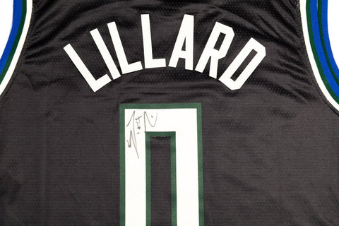 Damian Lillard Autographed Nike Swingman Jersey Milwaukee Bucks - underpaidcollectibles