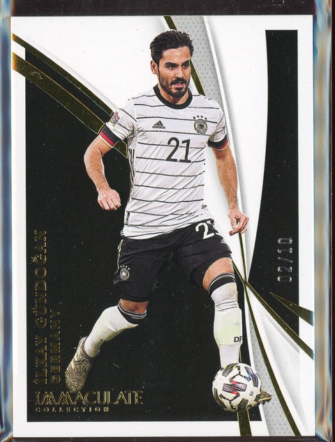 Ilkay Gündogan 2022 Panini Soccer Immaculate Gold /10 - underpaidcollectibles