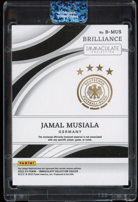 Jamal Musiala 2022-23 Panini Soccer Immaculate Patch /25 - underpaidcollectibles