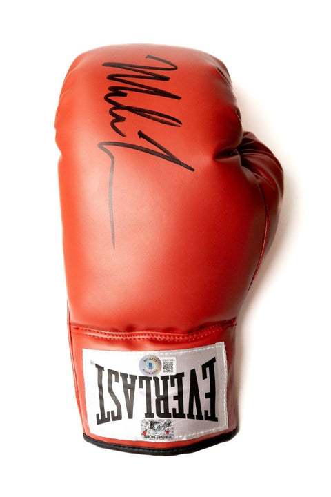 Mike Tyson Everlast Autographed Boxing Glove - underpaidcollectibles