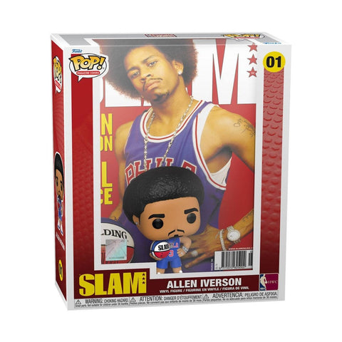 NBA Cover POP! Basketball Vinyl Figur Allen Iverson (SLAM Magazin) 9 cm - underpaidcollectibles