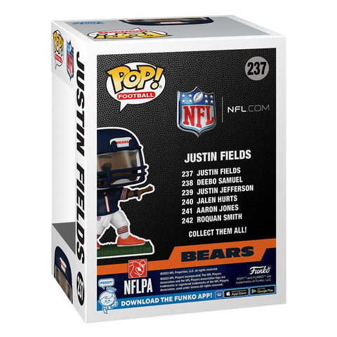 NFL POP! Football Vinyl Figur Bears - Justin Fields 9 cm - underpaidcollectibles