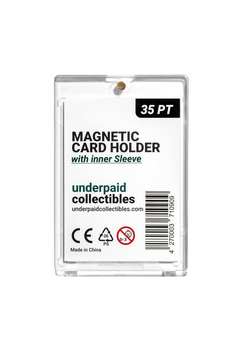 One Touch Magnetic Cardholder - with inner Sleeve von underpaidcollectibles - underpaidcollectibles